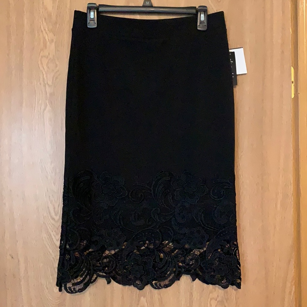 Black pencil skirt
